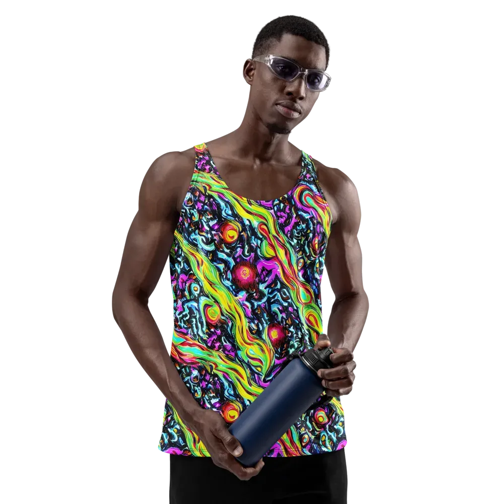 Prismatic Nightfall on Men's Tank Top — Front