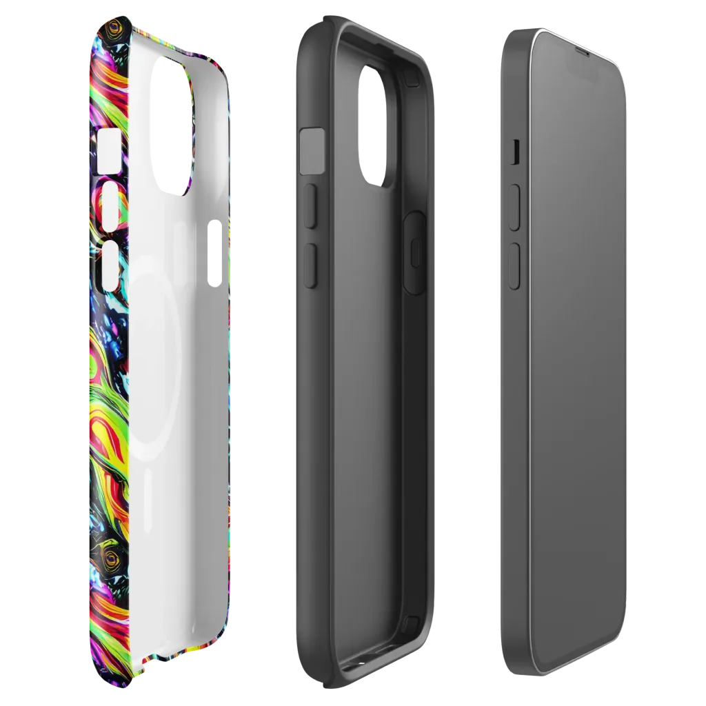 Prismatic Nightfall on MagSafe Tough Case for iPhone® — Front