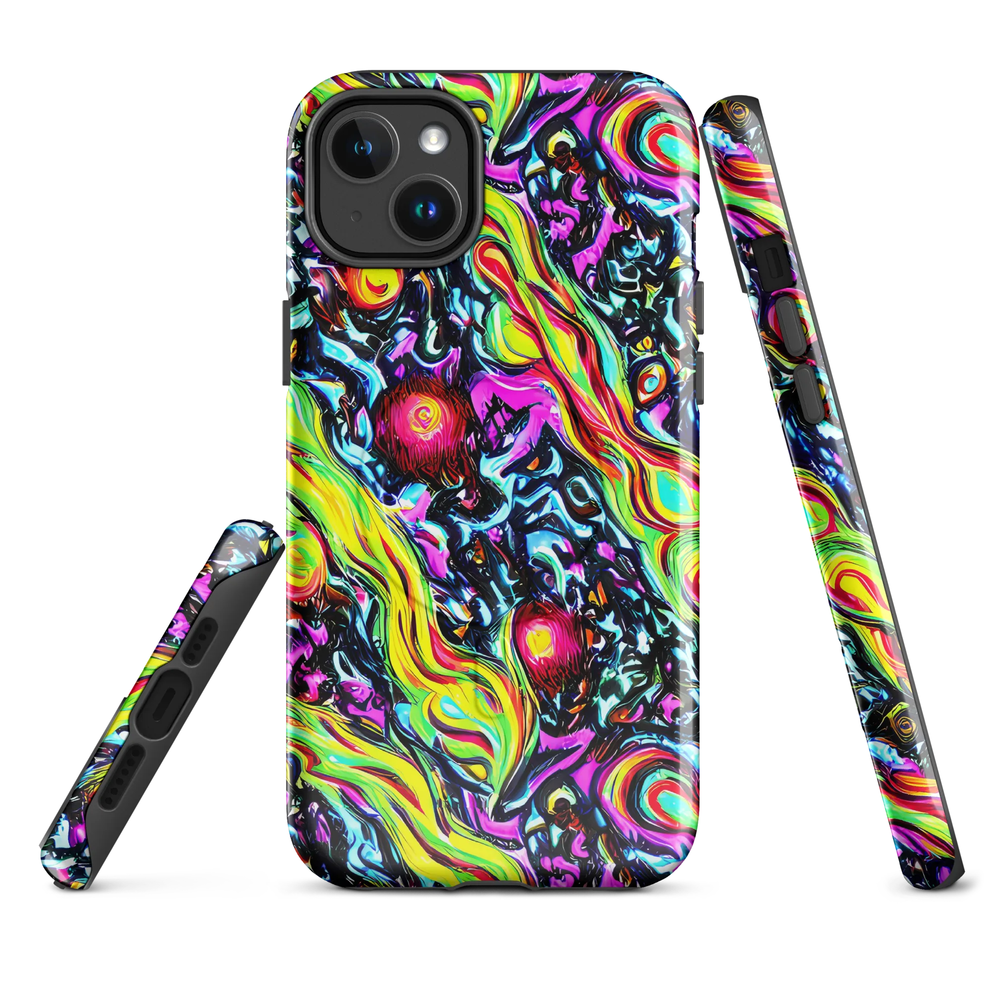 Prismatic Nightfall on MagSafe Tough Case for iPhone® — Front