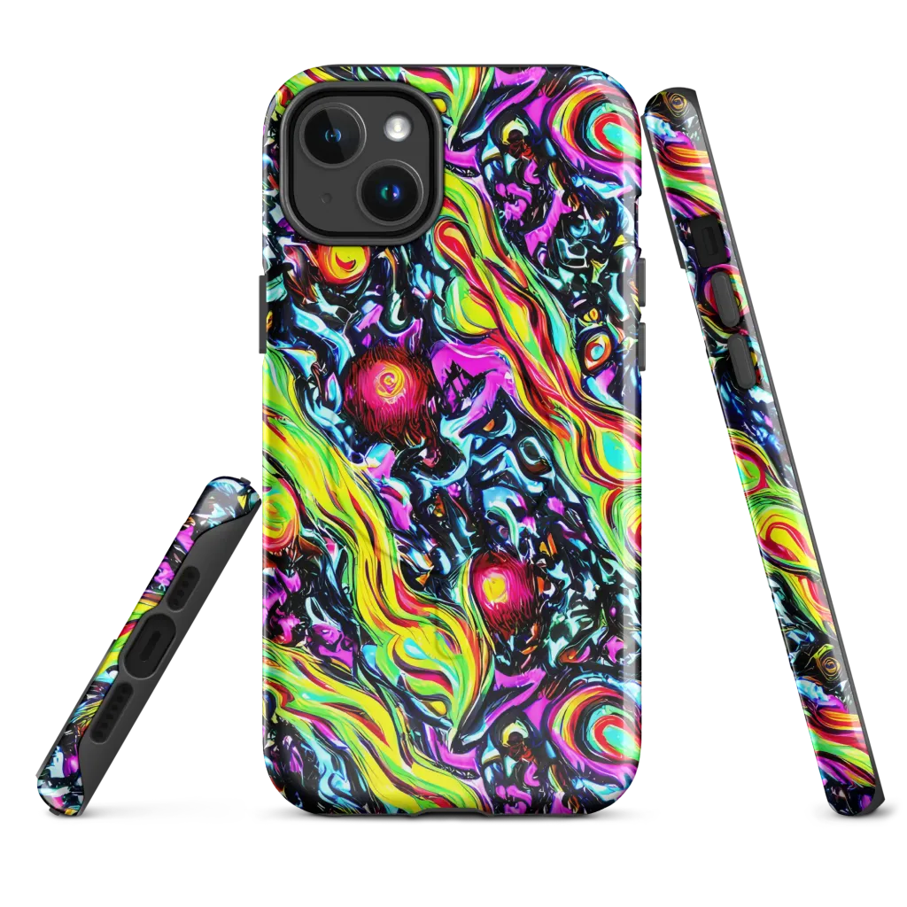Prismatic Nightfall on MagSafe Tough Case for iPhone® — Front