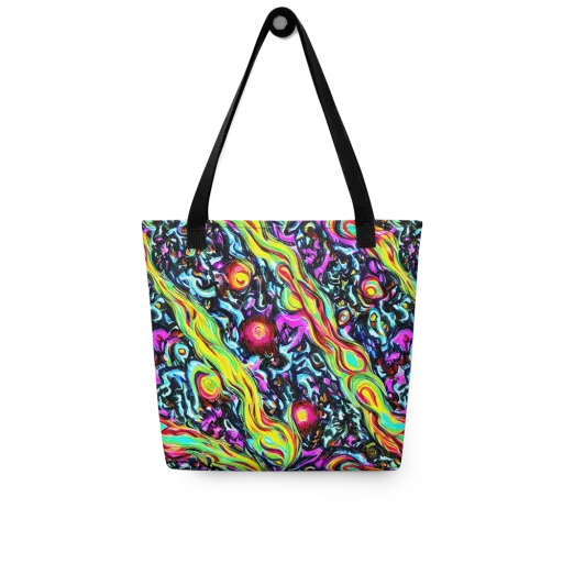 Prismatic Nightfall on a Tote Bag