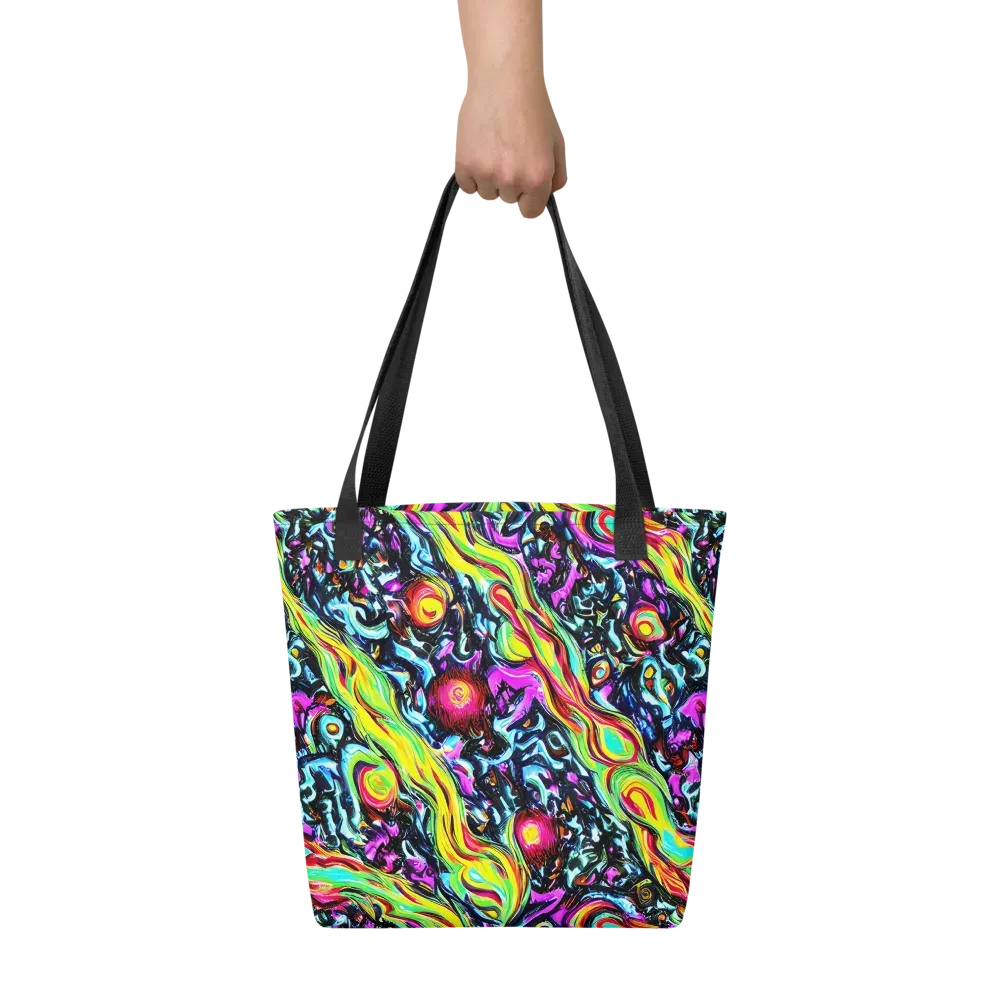 Prismatic Nightfall on Tote Bag — Front