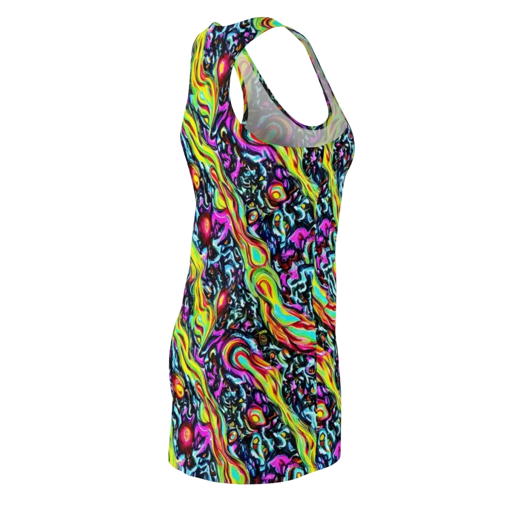 Prismatic Nightfall on Racerback Dress — Back Side
