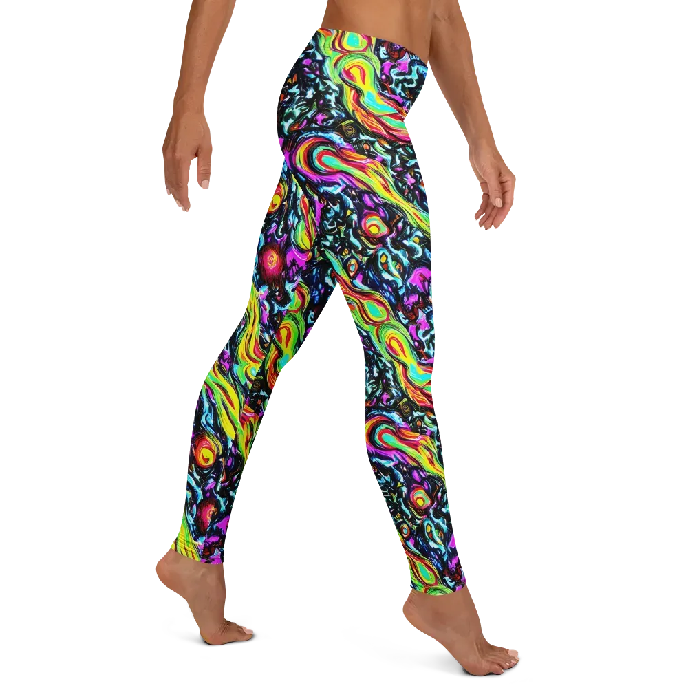 Prismatic Nightfall on Leggings — Right