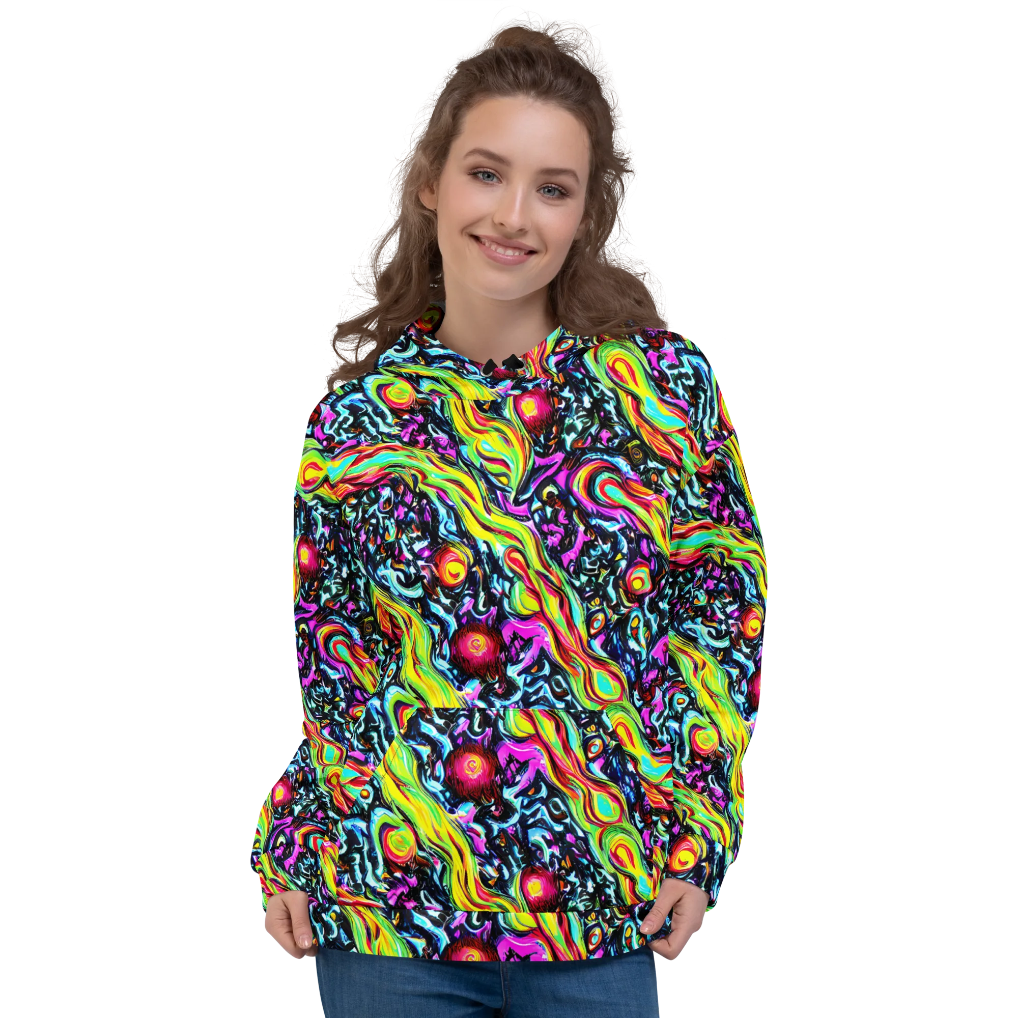 Prismatic Nightfall on Hoodie — Front