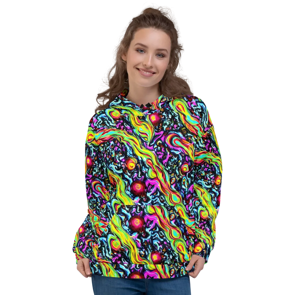 Prismatic Nightfall on Hoodie — Front