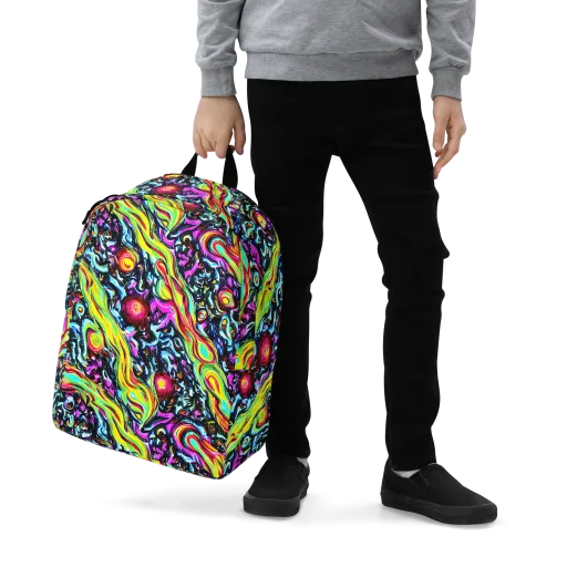 Prismatic Nightfall on a Minimalist Backpack