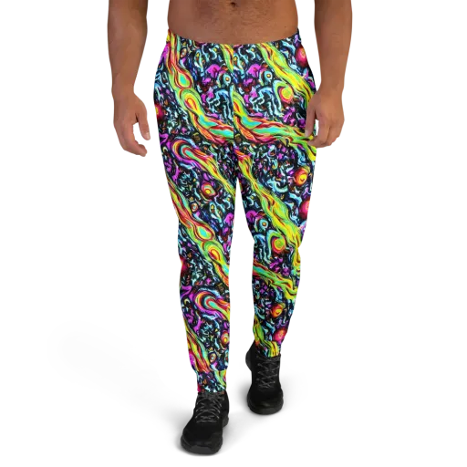 Prismatic Nightfall on a Men's Joggers