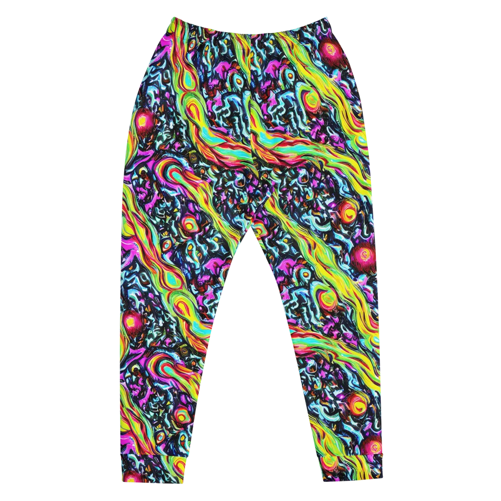 Prismatic Nightfall on Men's Joggers — Front
