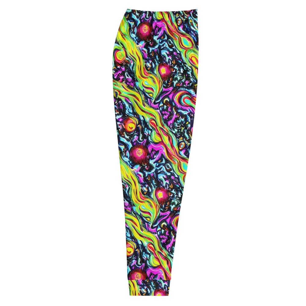 Prismatic Nightfall on Men's Joggers — Right