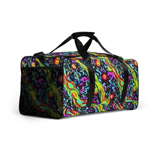Prismatic Nightfall on a Duffle Bag