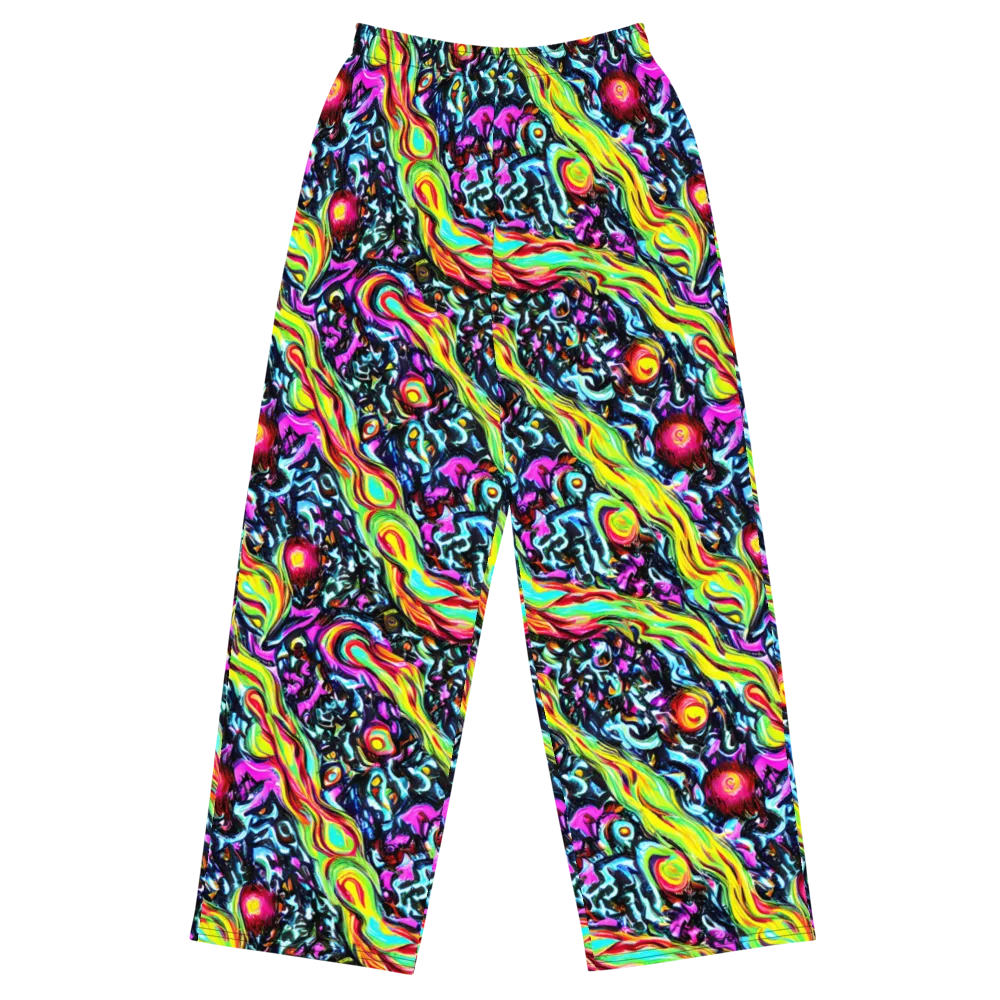 Prismatic Nightfall on Wide-Leg Pants — Front