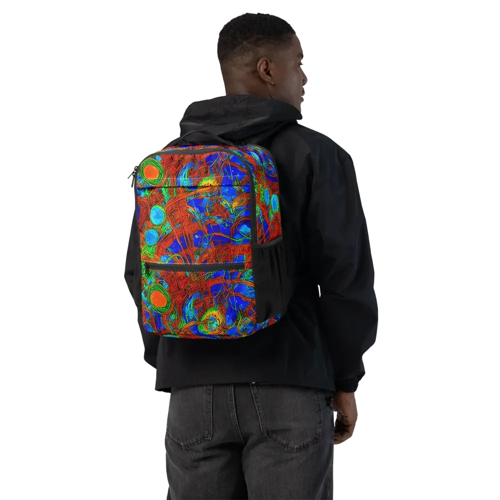 Neon Relic on Utility Backpack — Back