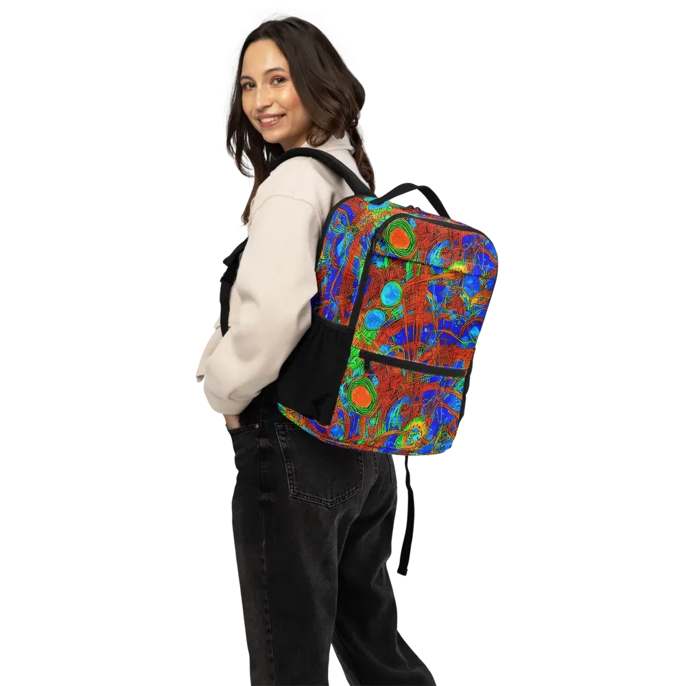 Neon Relic on Utility Backpack — Back