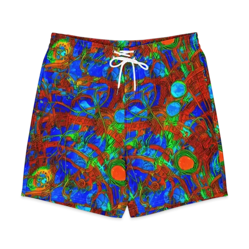 Neon Relic on a Men's Board Shorts