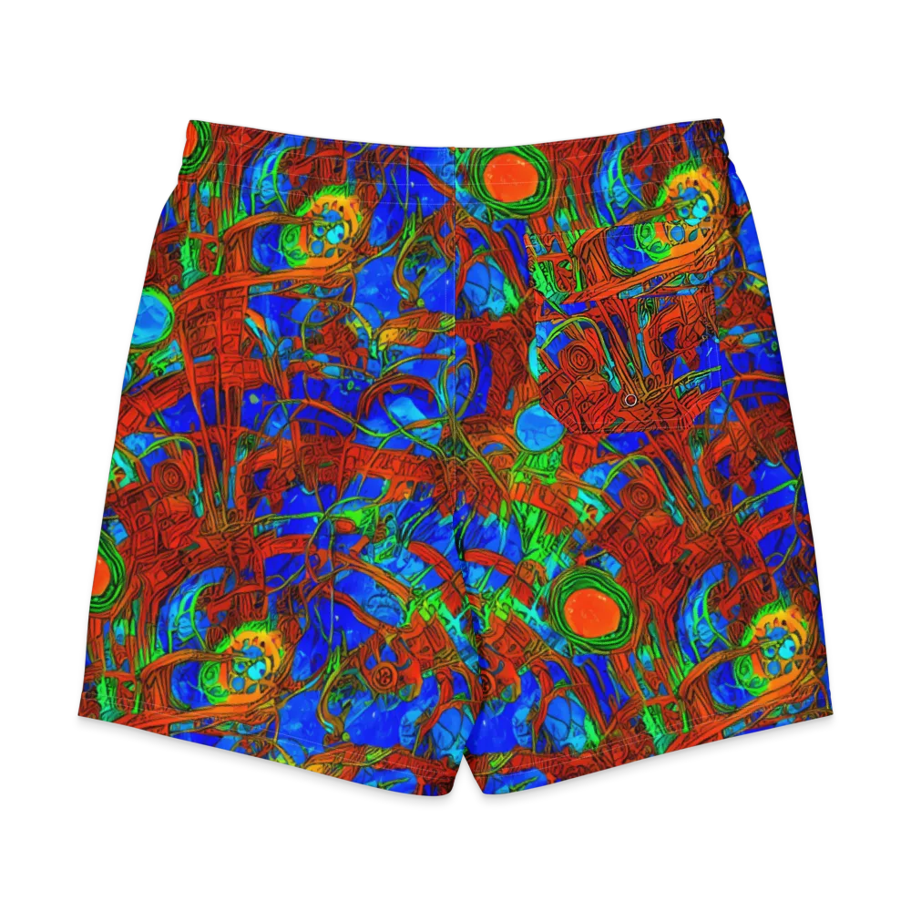 Neon Relic on Men's Board Shorts — Back