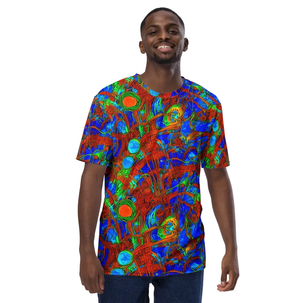 Neon Relic on Men's Crew Neck T-Shirt — Front