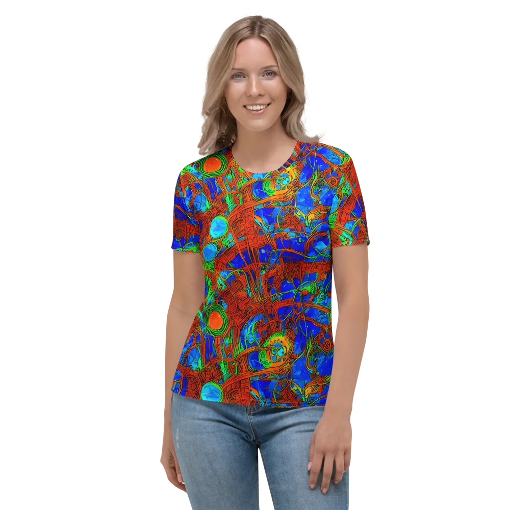 Neon Relic on Women's Crew Neck T-Shirt — Front