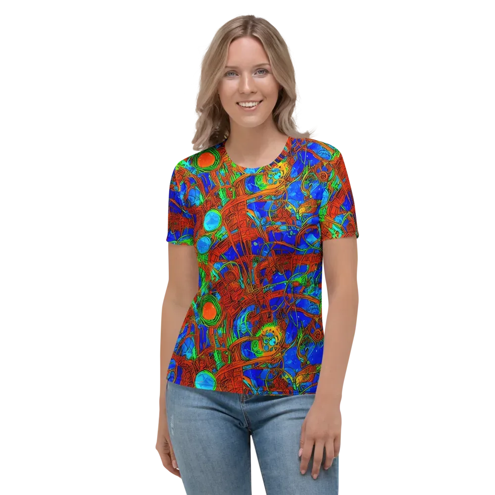 Neon Relic on Women's Crew Neck T-Shirt — Front