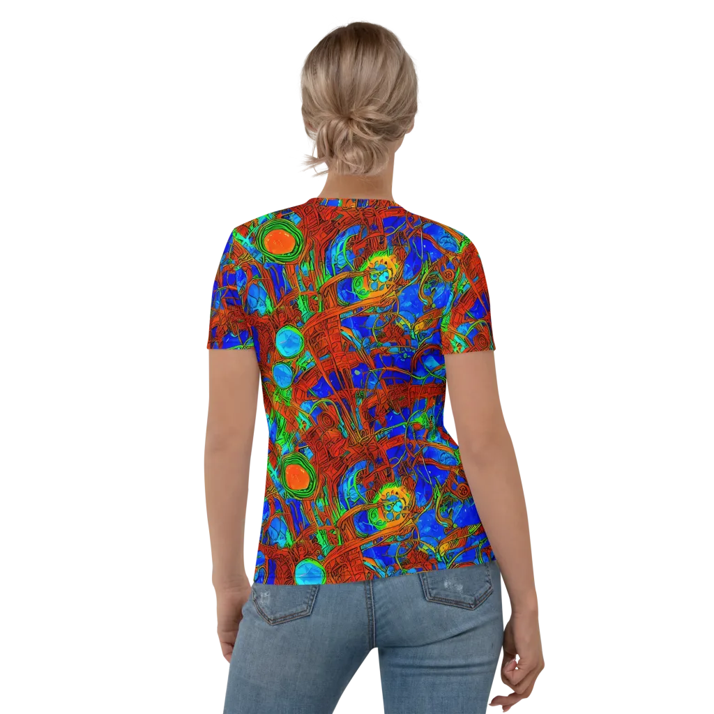 Neon Relic on Women's Crew Neck T-Shirt — Back