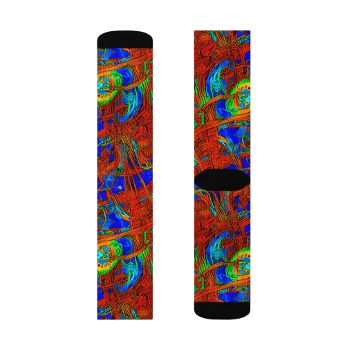 Neon Relic on a Socks