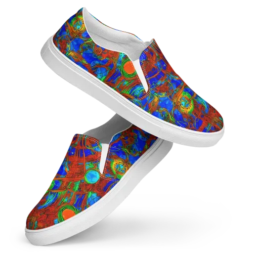 Neon Relic on a Women's Slip-On Canvas Shoes