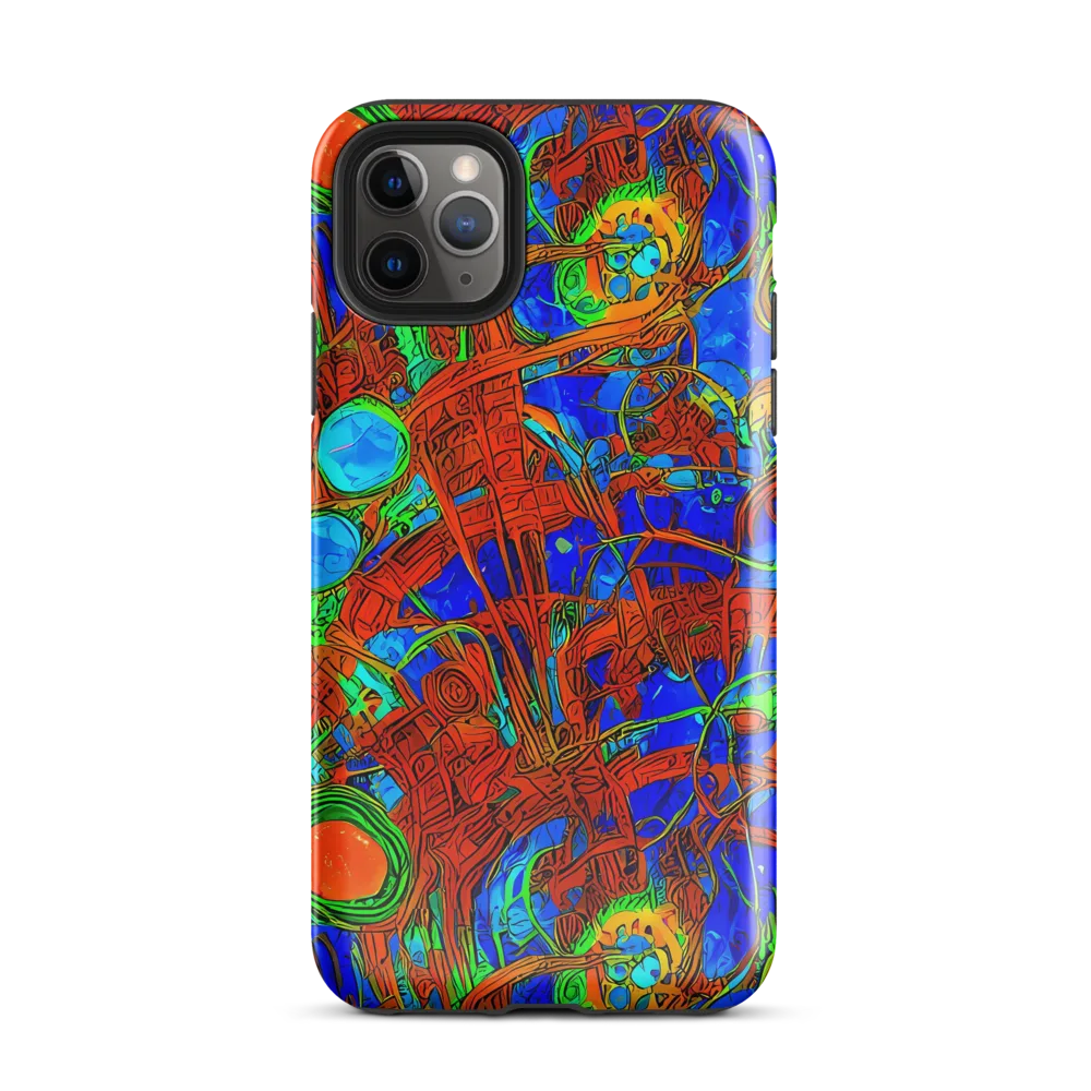 Neon Relic on Tough Case for iPhone® — Front