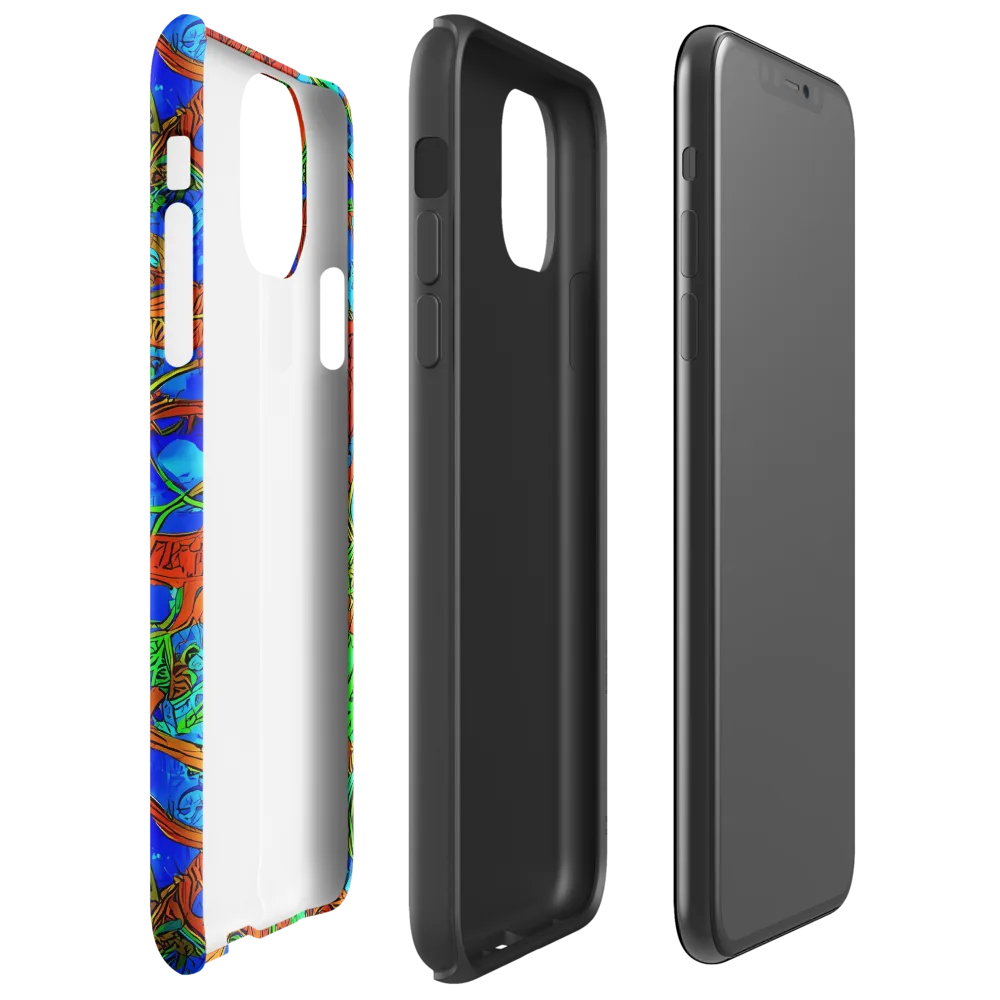 Neon Relic on Tough Case for iPhone® — Right