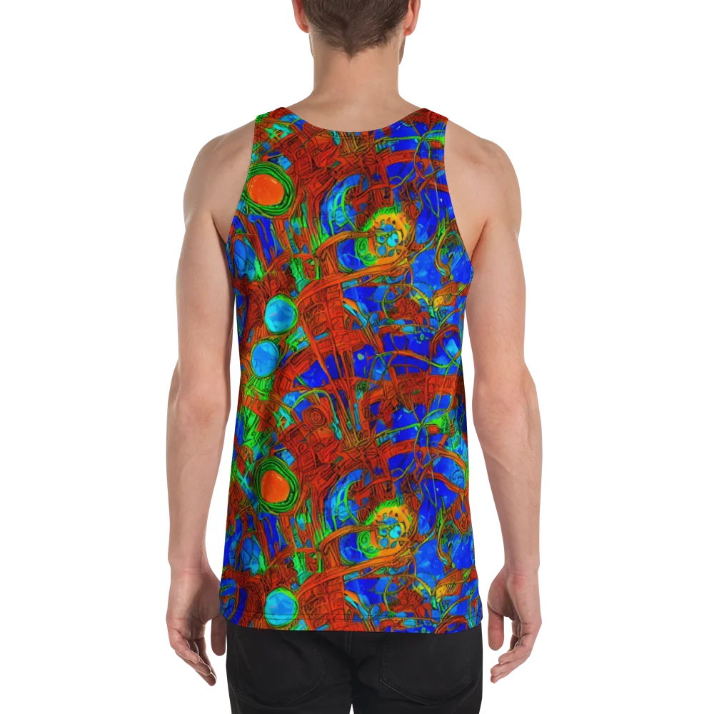 Neon Relic on Men's Tank Top — Back