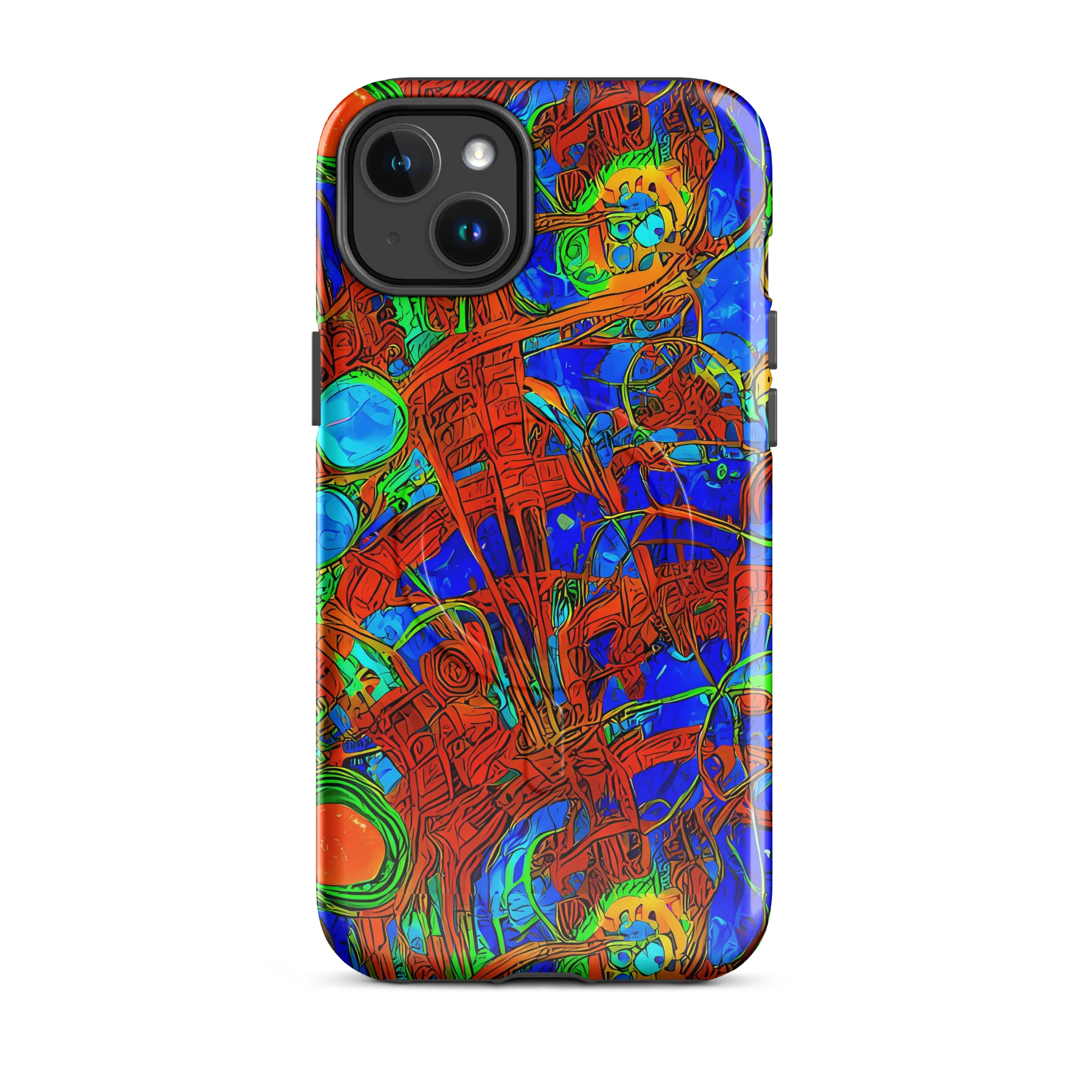 Neon Relic on MagSafe Tough Case for iPhone® — Front