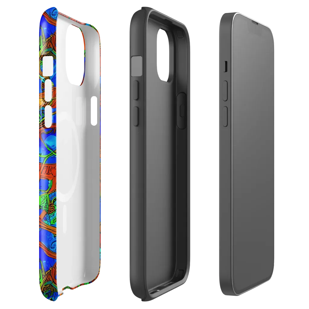 Neon Relic on MagSafe Tough Case for iPhone® — Front