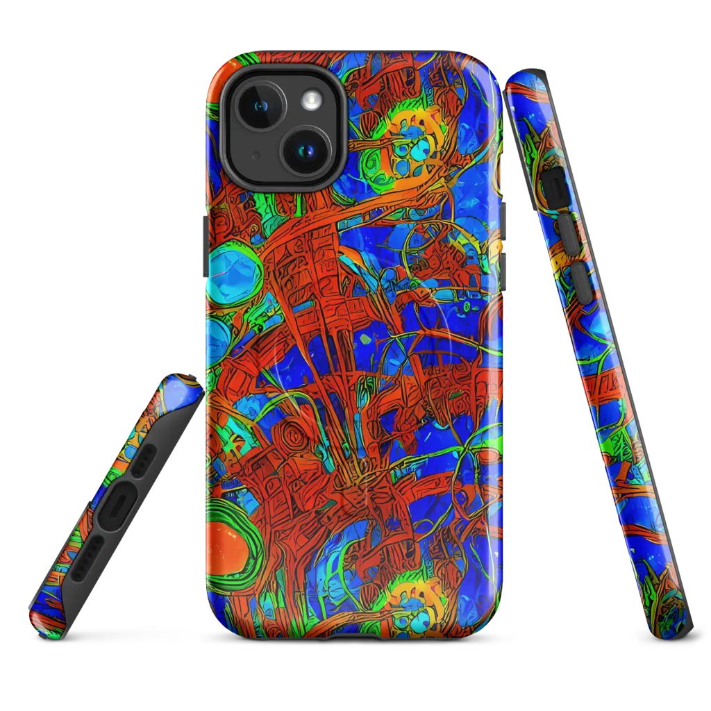 Neon Relic on MagSafe Tough Case for iPhone® — Front