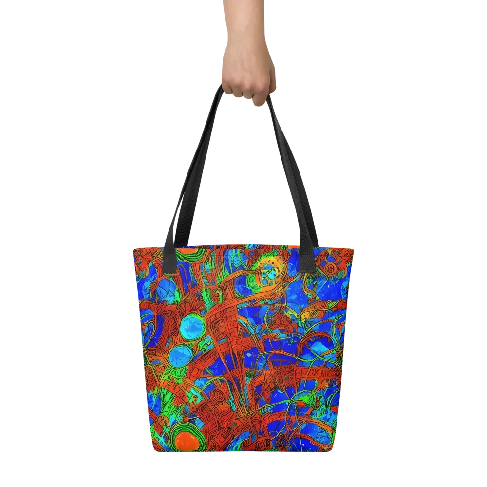 Neon Relic on Tote Bag — Front
