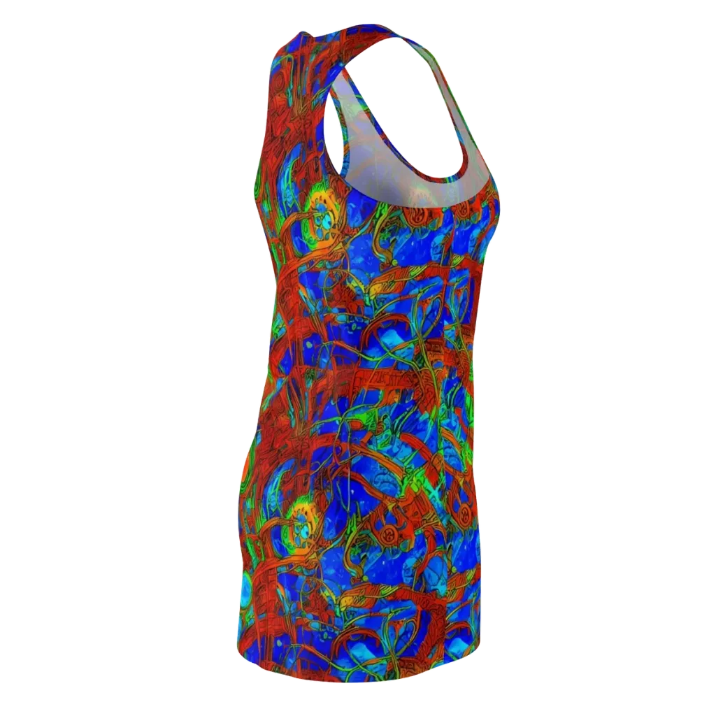 Neon Relic on Racerback Dress — Back Side