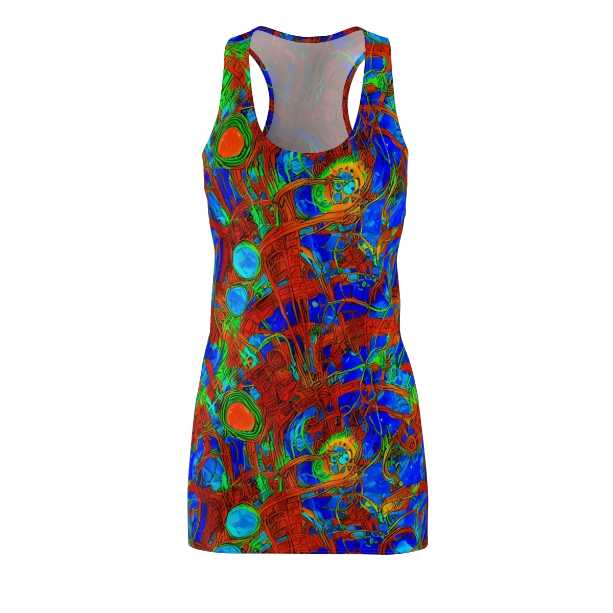 Neon Relic on Racerback Dress — Front