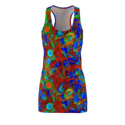 Neon Relic on a Racerback Dress