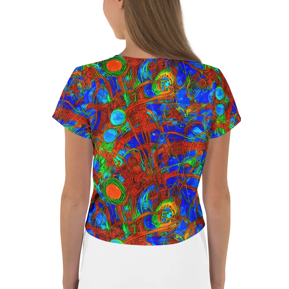 Neon Relic on Crop Tee — Back