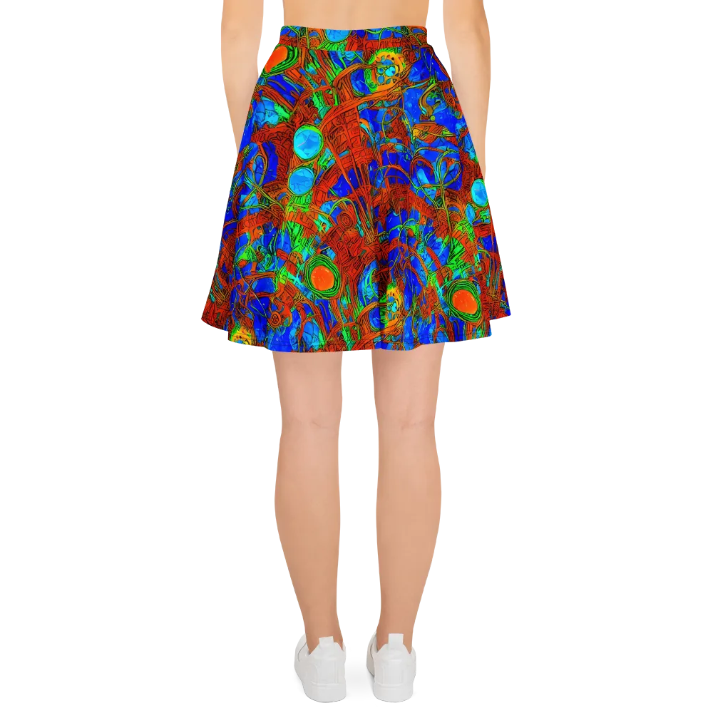 Neon Relic on Skater Skirt — Back