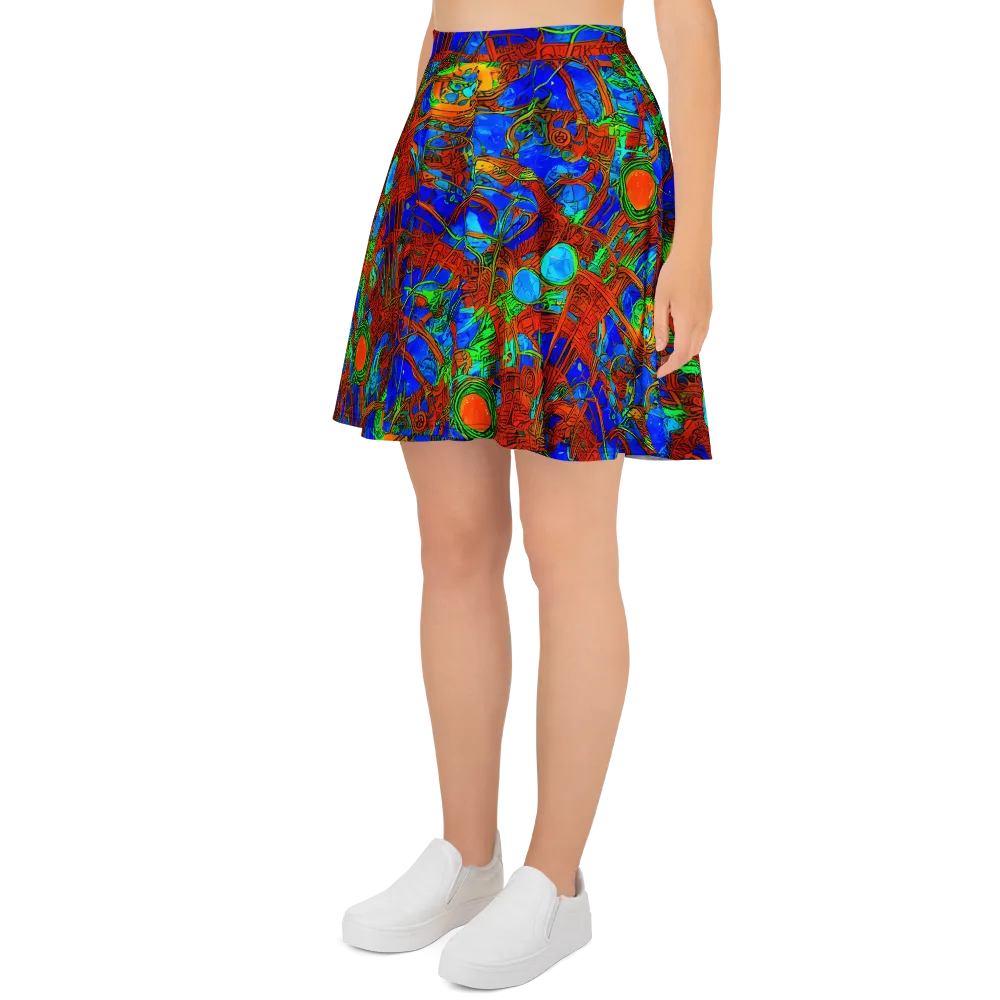 Neon Relic on Skater Skirt — Left