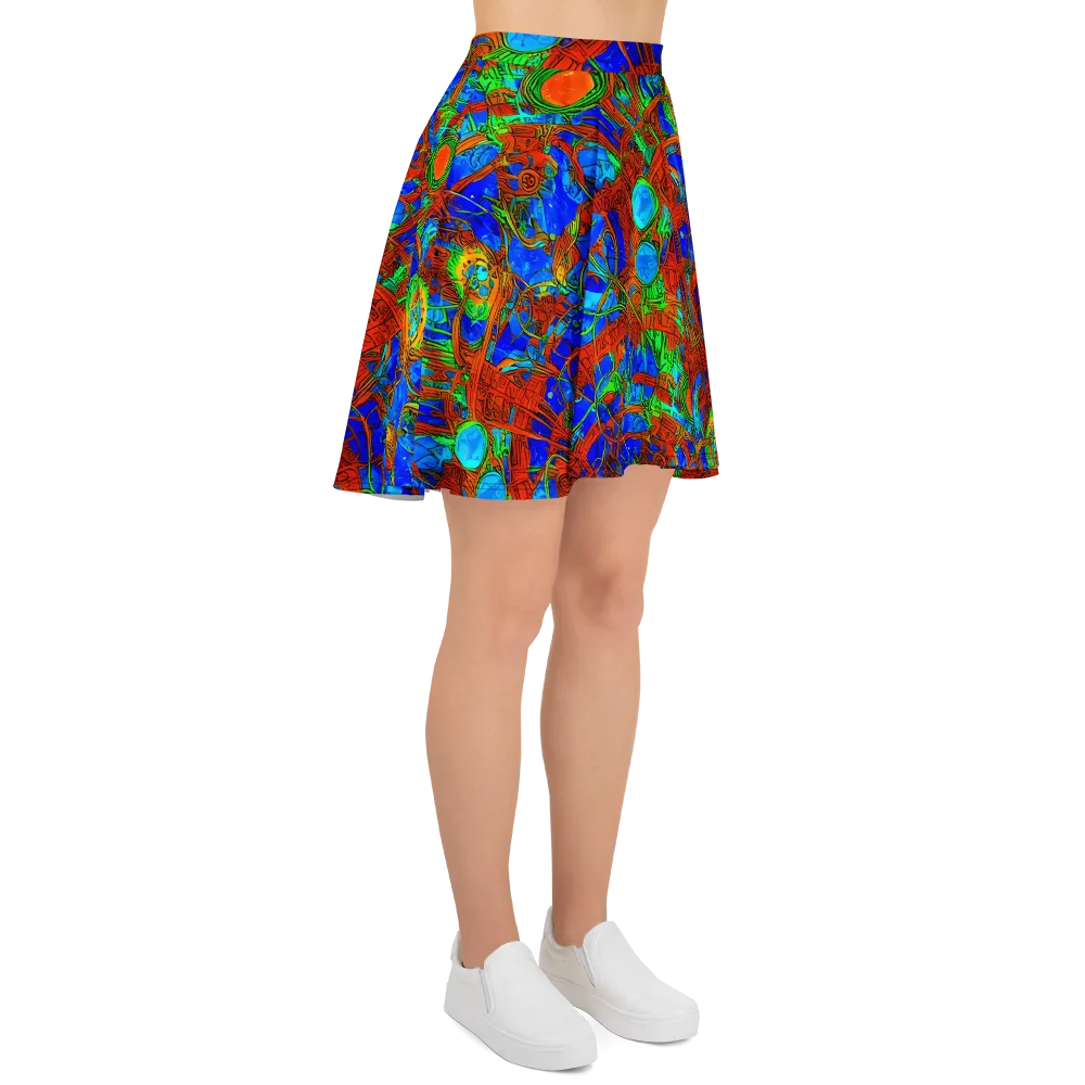 Neon Relic on Skater Skirt — Right