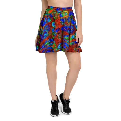 Neon Relic on a Skater Skirt