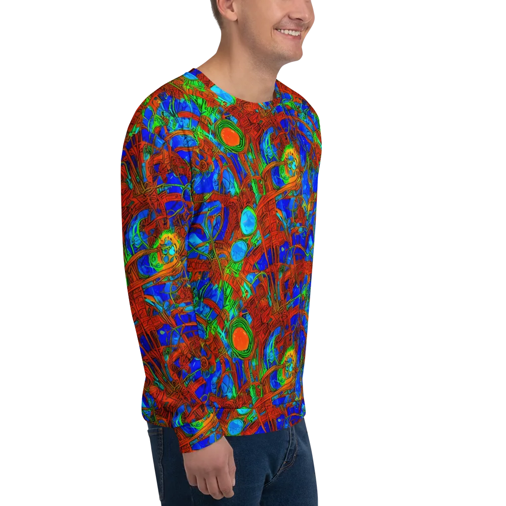 Neon Relic on Sweatshirt — Right Front