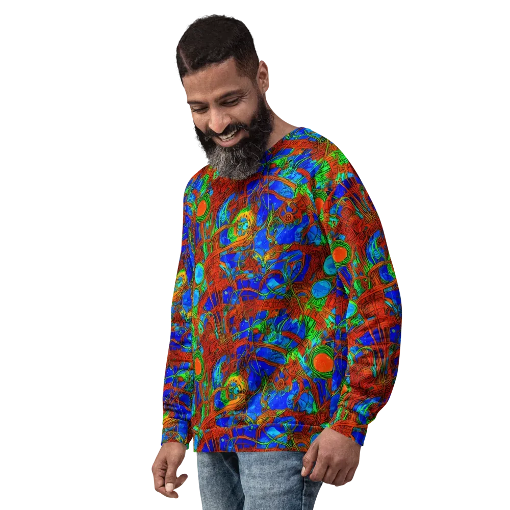 Neon Relic on Sweatshirt — Left Front