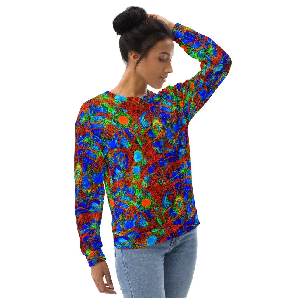 Neon Relic on Sweatshirt — Right Front