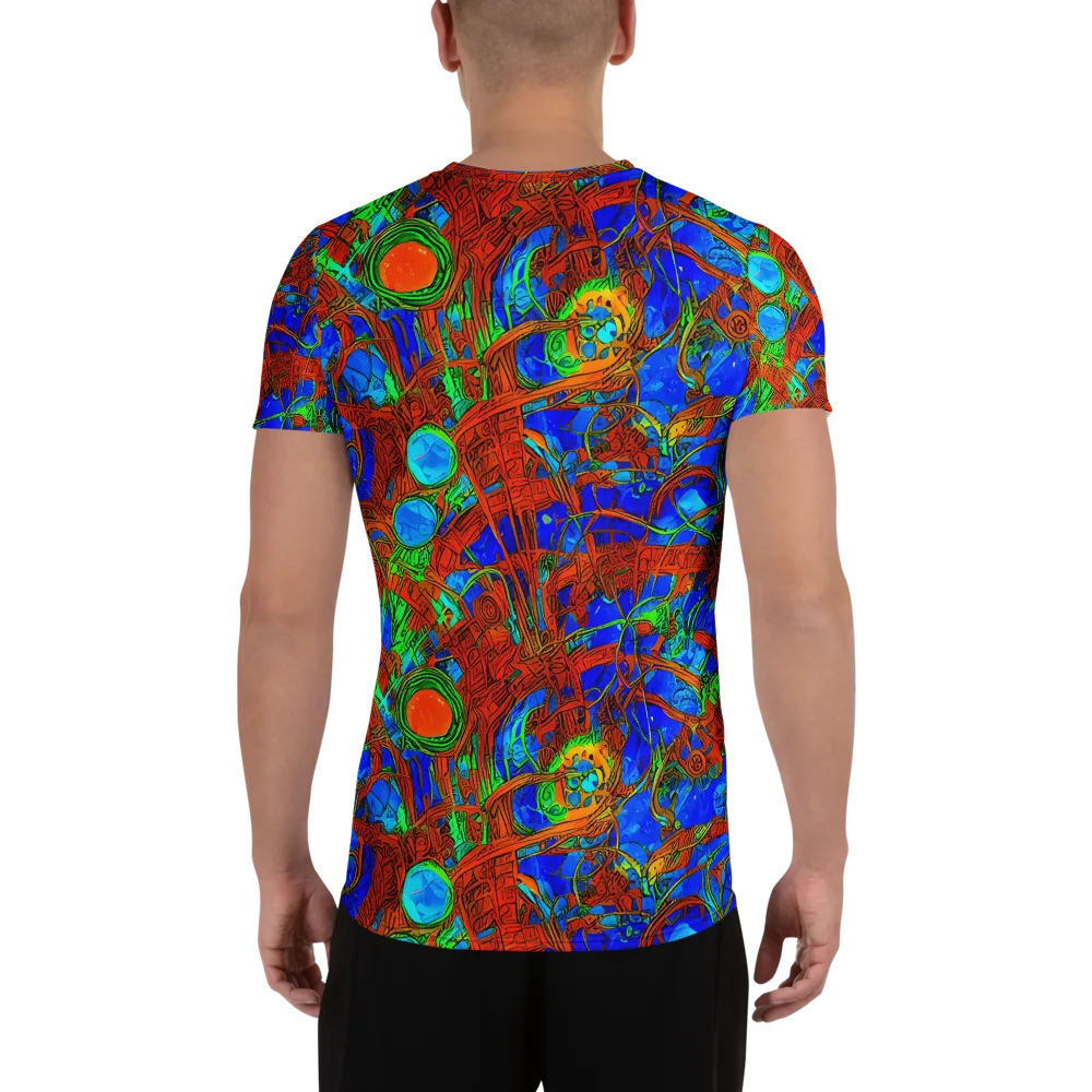 Neon Relic on Men's Athletic T-Shirt — Back