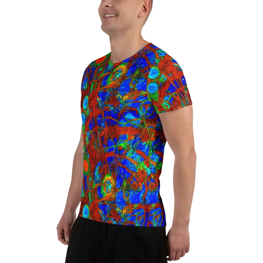 Neon Relic on Men's Athletic T-Shirt — Left
