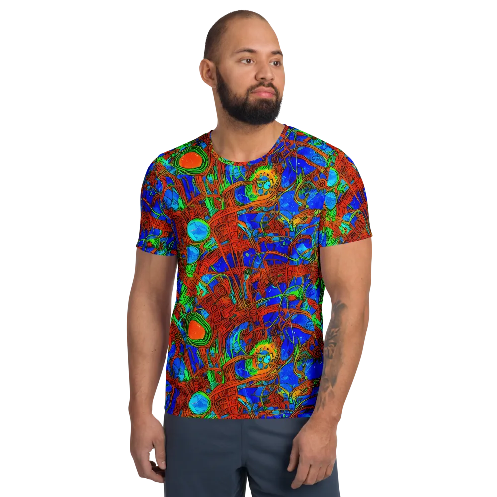 Neon Relic on Men's Athletic T-Shirt — Front