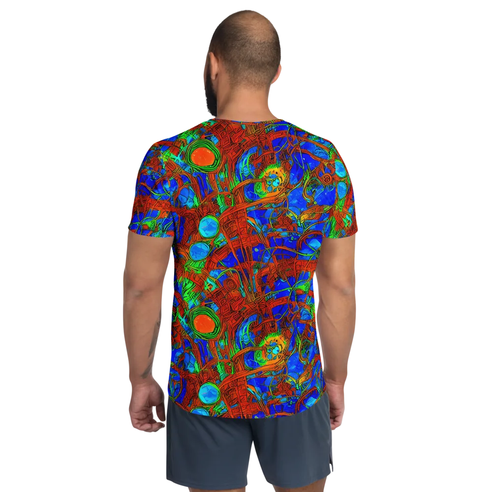 Neon Relic on Men's Athletic T-Shirt — Back