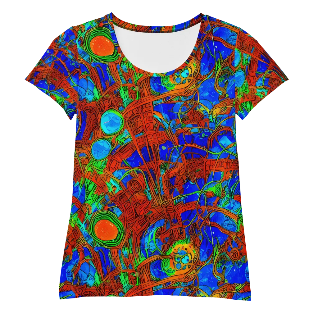 Neon Relic on Women's Athletic T-Shirt — Front