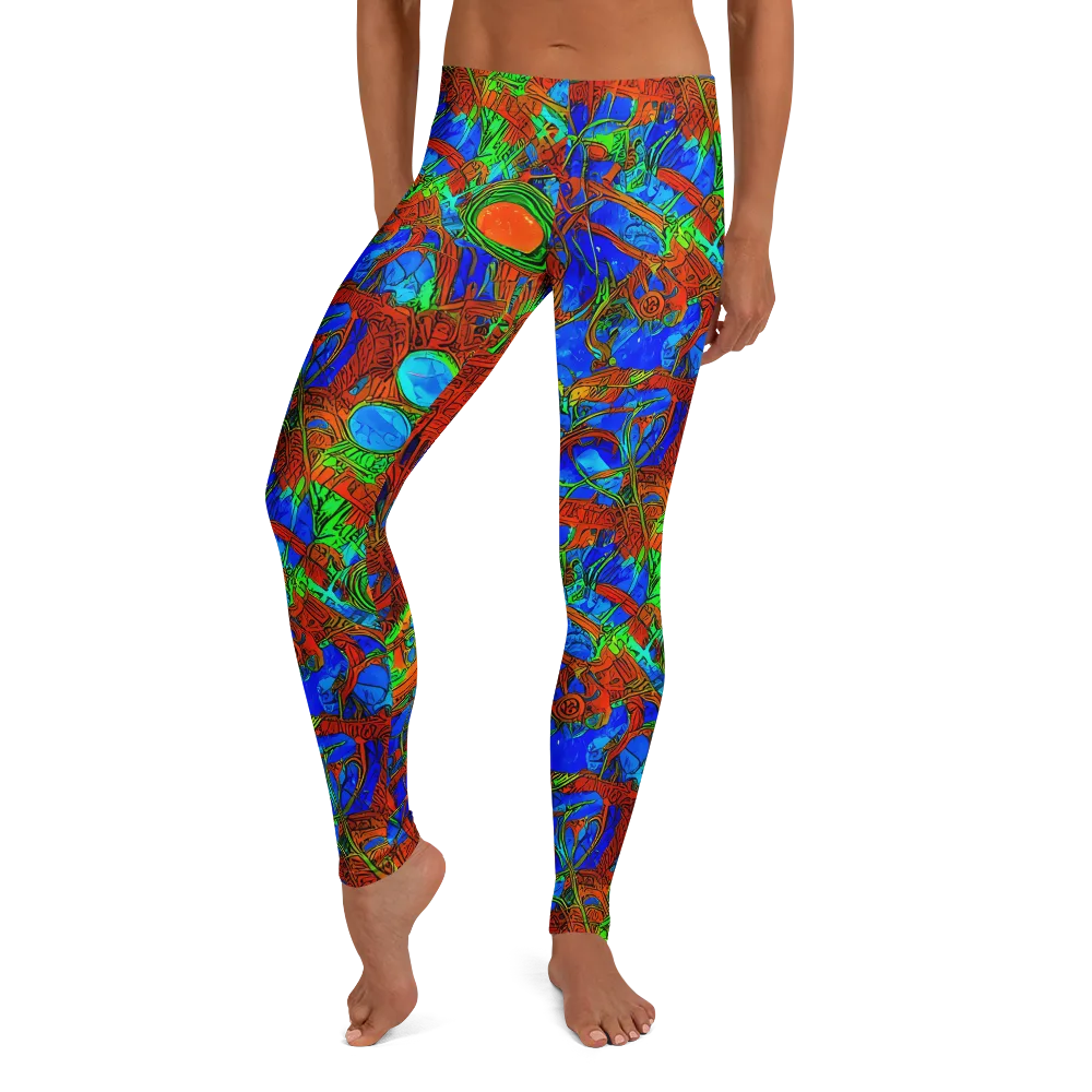 Neon Relic on Leggings — Front
